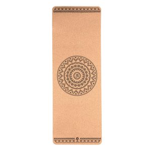 Cork Yoga Mat "Om Mandala"