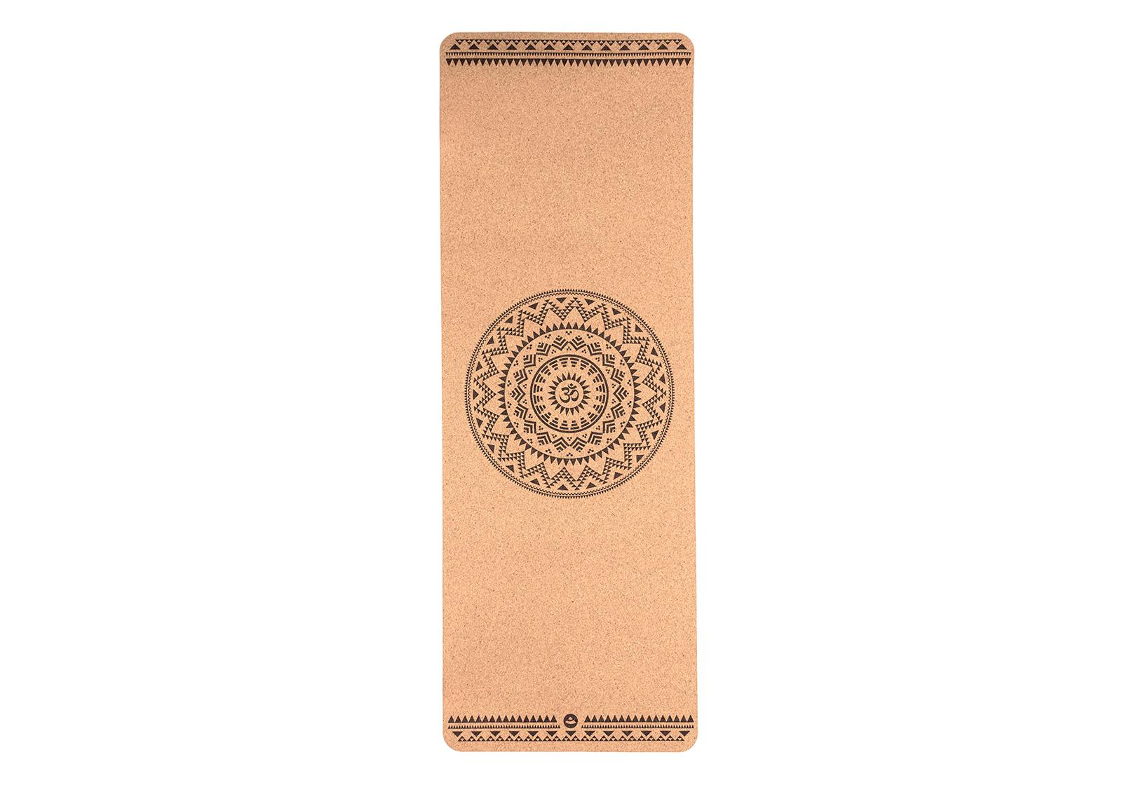 Cork Yoga Mat "Om Mandala"